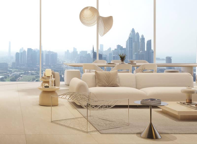 Двухуровневые пентхаусы в новой резиденции The Chedi Private Residences с бассейном, ресторанами и обслуживанием, Al Barsha, Дубай, ОАЭ — фото 4