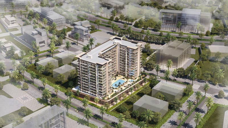 Новый комплекс SOLA Residences с бассейнами и детской игровой зоной, Wasl Gate, Дубай, ОАЭ — фото 16