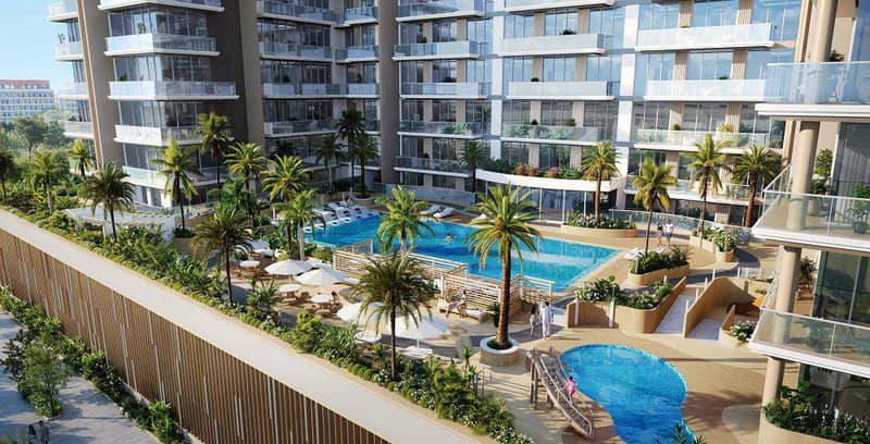 Новый комплекс SOLA Residences с бассейнами и детской игровой зоной, Wasl Gate, Дубай, ОАЭ — фото 10