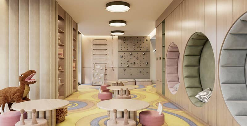 Новый комплекс SOLA Residences с бассейнами и детской игровой зоной, Wasl Gate, Дубай, ОАЭ — фото 9