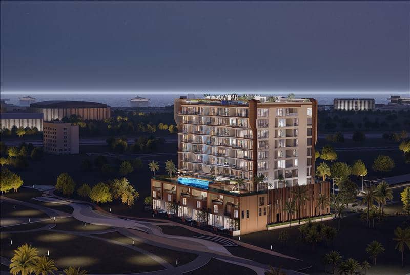 Новый жилой комплекс Bonds Avenue Residences с бассейнами, мини-гольфом и садами, Dubai Islands, Дубай, ОАЭ — фото 24