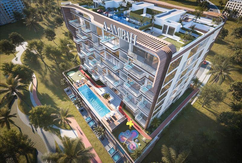 Новый жилой комплекс Bonds Avenue Residences с бассейнами, мини-гольфом и садами, Dubai Islands, Дубай, ОАЭ — фото 18