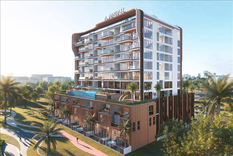 Элитные пентхаусы в новом комплексе Bonds Avenue Residences с бассейнами, мини-гольфом и садами, Dubai Islands, Дубай, ОАЭ — фото 19