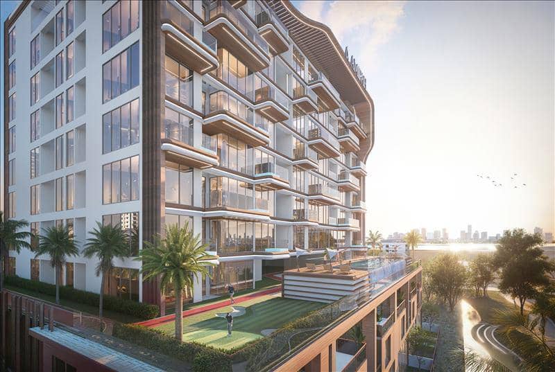 Элитные пентхаусы в новом комплексе Bonds Avenue Residences с бассейнами, мини-гольфом и садами, Dubai Islands, Дубай, ОАЭ — фото 17