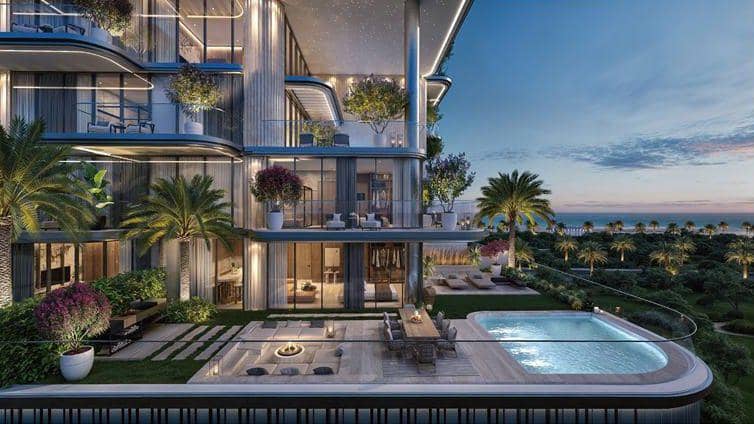 Новая резиденция Villa del Divos с инфинити-бассейнами, панорамными видами и пляжным клубом, Dubai Islands, Дубай, ОАЭ — фото 17