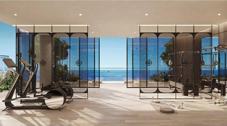 Duplex apartments in the new waterfront residence Villa del Divos with panoramic views and a beach club, Dubai Islands, Dubai, UAE — photo 16