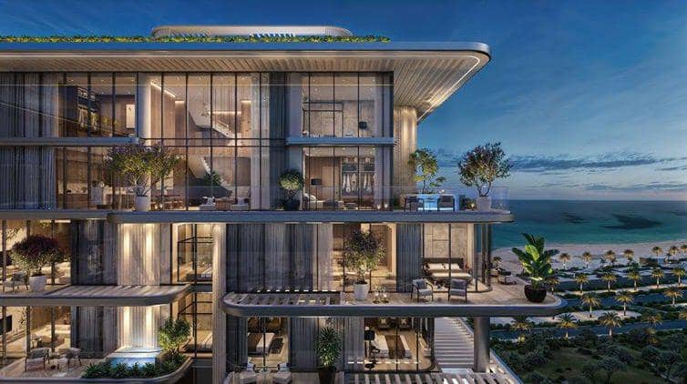 Penthouses in the new waterfront residence Villa del Divos with swimming pools and a beach club, Dubai Islands, Dubai, UAE — photo 19