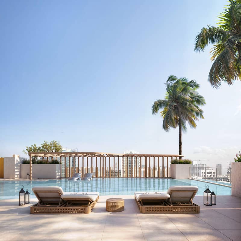 Новый комплекс Lume Residence с бассейном, зонами для отдыха и мероприятий, JVC, Дубай, ОАЭ — фото 4