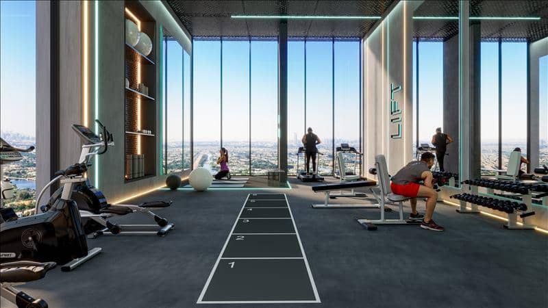 Новый комплекс апартаментов с собственными бассейнами Samana Parkville с богатой инфраструктурой, Dubailand Residence Complex, Дубай, ОАЭ — фото 12