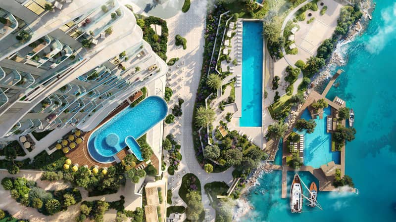 Luxury penthouse with a private pool and a panoramic gardens in new Sensia Residence with lounge and co-working spaces, Port Rashid, Dubai — photo 10