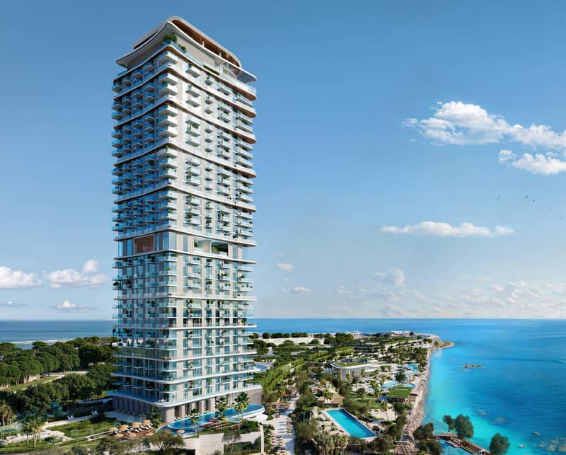 Luxury penthouse with a private pool and a panoramic gardens in new Sensia Residence with lounge and co-working spaces, Port Rashid, Dubai — photo 14