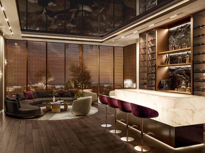Luxury penthouses in new Safa Gate Residence with swimming pools and spa areas close to Burj Khalifa, Safa Park, Dubai, UAE — photo 12