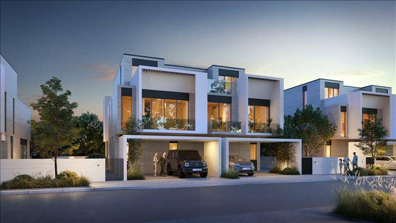 Новый жилой комплекс DG Villas с бассейнами, полями для гольфа, академиями тенниса и гольфа, Jumeirah Golf Estate, Дубай, ОАЭ — фото 7