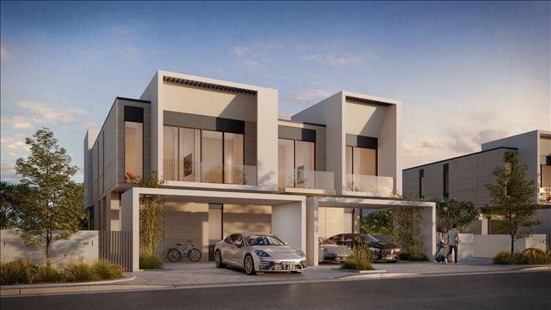 Новый жилой комплекс DG Villas с бассейнами, полями для гольфа, академиями тенниса и гольфа, Jumeirah Golf Estate, Дубай, ОАЭ — фото 6
