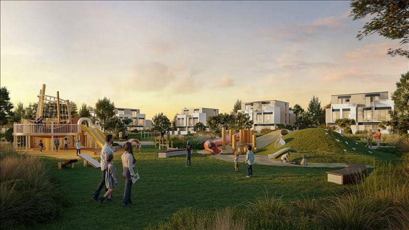 Новый жилой комплекс DG Villas с бассейнами, полями для гольфа, академиями тенниса и гольфа, Jumeirah Golf Estate, Дубай, ОАЭ — фото 15