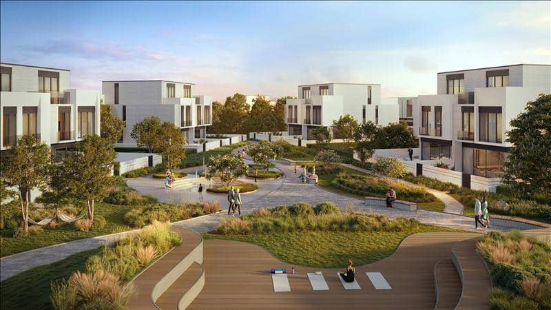 Новый жилой комплекс DG Villas с бассейнами, полями для гольфа, академиями тенниса и гольфа, Jumeirah Golf Estate, Дубай, ОАЭ — фото 12