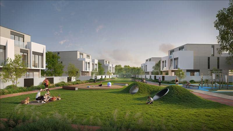 Новый жилой комплекс DG Villas с бассейнами, полями для гольфа, академиями тенниса и гольфа, Jumeirah Golf Estate, Дубай, ОАЭ — фото 13