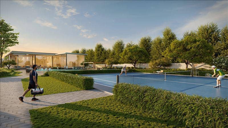 Новый жилой комплекс DG Villas с бассейнами, полями для гольфа, академиями тенниса и гольфа, Jumeirah Golf Estate, Дубай, ОАЭ — фото 11