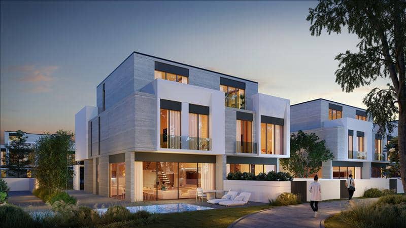 Новый жилой комплекс DG Villas с бассейнами, полями для гольфа, академиями тенниса и гольфа, Jumeirah Golf Estate, Дубай, ОАЭ — фото 8