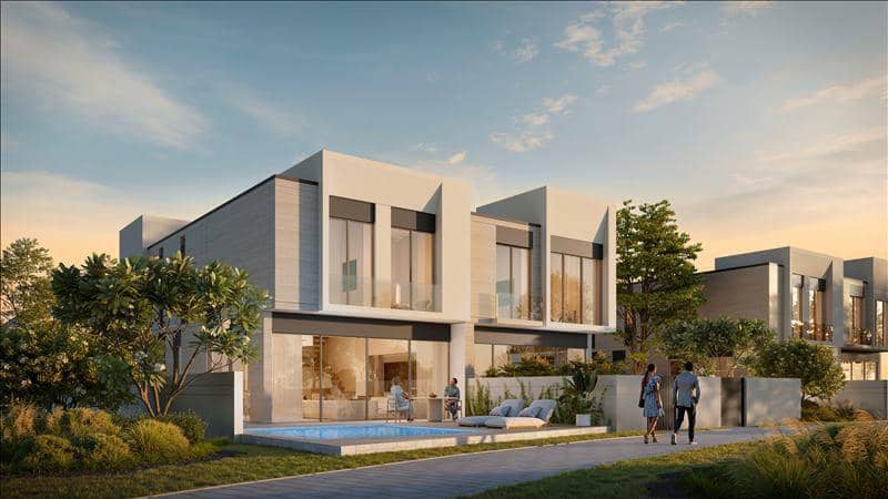 Новый жилой комплекс DG Villas с бассейнами, полями для гольфа, академиями тенниса и гольфа, Jumeirah Golf Estate, Дубай, ОАЭ — фото 2