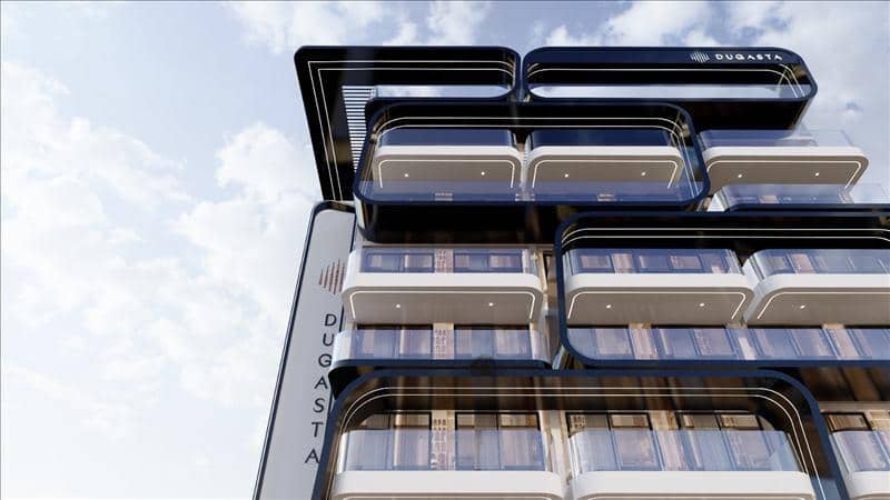 Новая резиденция Moonsa 2 с бассейном в престижном районе Dubai International City, Дубай, ОАЭ — фото 3