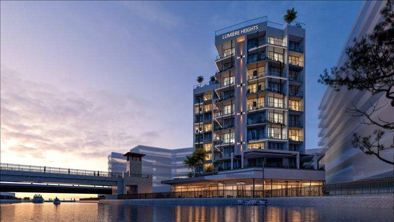 Новая резиденция Jaddaf Waterfront Lumiere Heights с бассейном, садами и панорамным видом рядом со станцией метро, Al Jadaf Waterfront, Дубай — фото 2