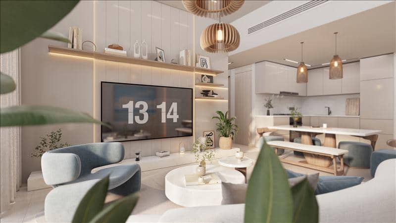 Новая резиденция Jaddaf Waterfront Lumiere Heights с бассейном, садами и панорамным видом рядом со станцией метро, Al Jadaf Waterfront, Дубай — фото 6