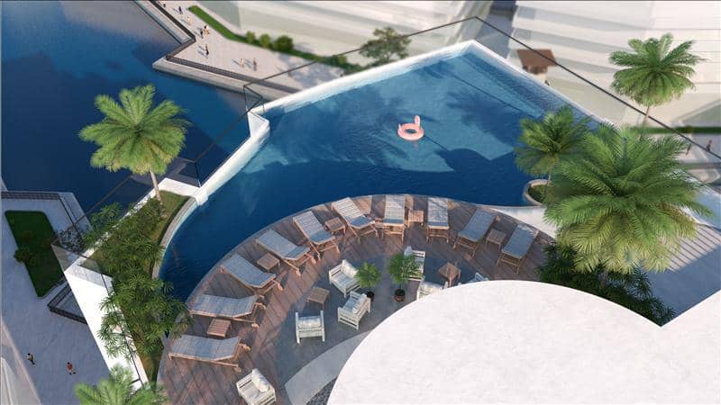 Новая резиденция Jaddaf Waterfront Lumiere Heights с бассейном, садами и панорамным видом рядом со станцией метро, Al Jadaf Waterfront, Дубай — фото 19