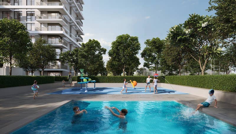 Новый жилой комплекс ES Golf Meadow с бассейнами и полем для гольфа, Emaar South, Дубай, ОАЭ — фото 5