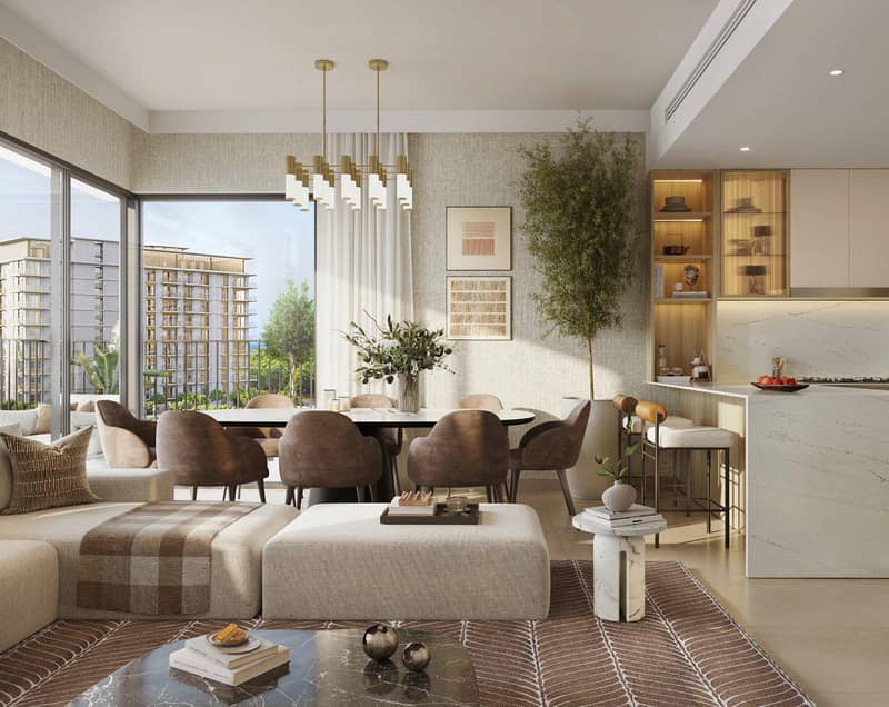 Новый жилой комплекс ES Golf Meadow с бассейнами и полем для гольфа, Emaar South, Дубай, ОАЭ — фото 2