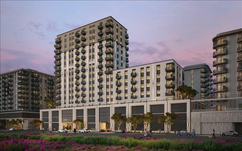 New Odessa Residence with a swimming pool, tennis courts and lounge areas 5 minutes away from the park, Town Square, Dubai, UAE — photo 2