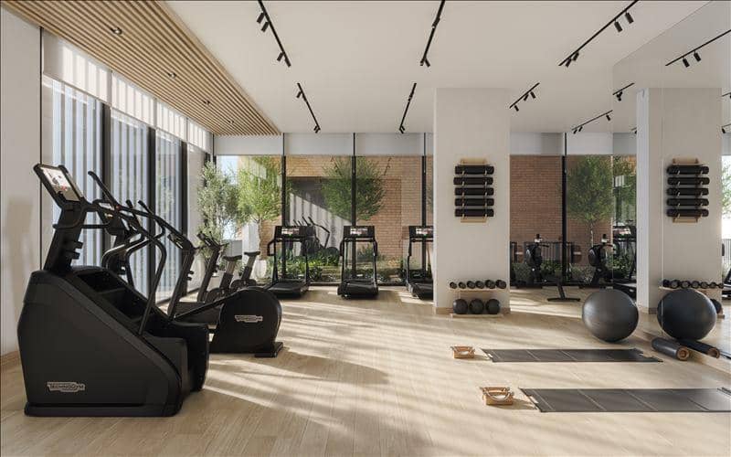 New Odessa Residence with a swimming pool, tennis courts and lounge areas 5 minutes away from the park, Town Square, Dubai, UAE — photo 5