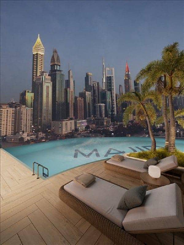 Новая резиденция Mayfair Gardens с бассейном, садом и панорамными видами рядом с Бурдж Халифа и Дубайским каналом, Al Satwa, Дубай, ОАЭ — фото 13