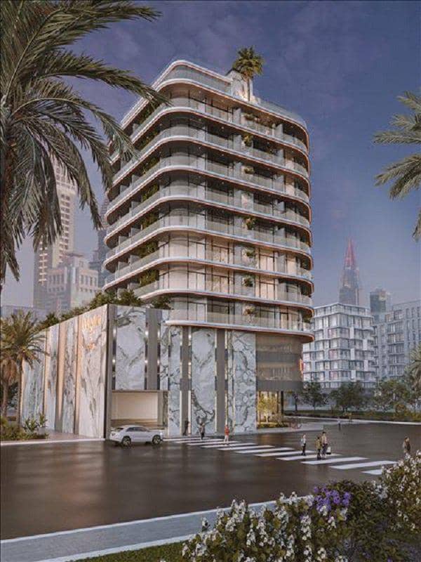 Новая резиденция Mayfair Gardens с бассейном, садом и панорамными видами рядом с Бурдж Халифа и Дубайским каналом, Al Satwa, Дубай, ОАЭ — фото 17