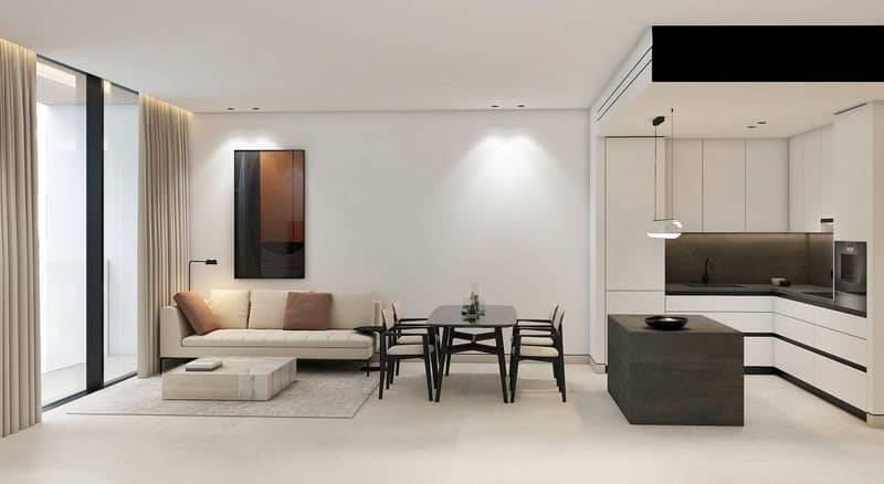 Penthouse in the new Luzora Residences with golf carts for transportation about the island, 3 minutes from the beach, Dubai Islands, UAE — photo 6