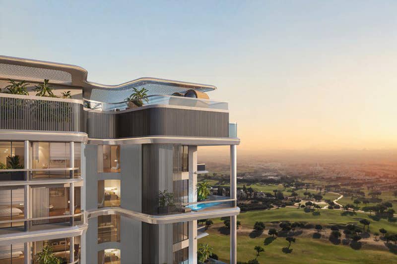 Новый комплекс Golf Grove с бассейном, панорамными видами и клубом, Dubai Production city, Дубай, ОАЭ — фото 2