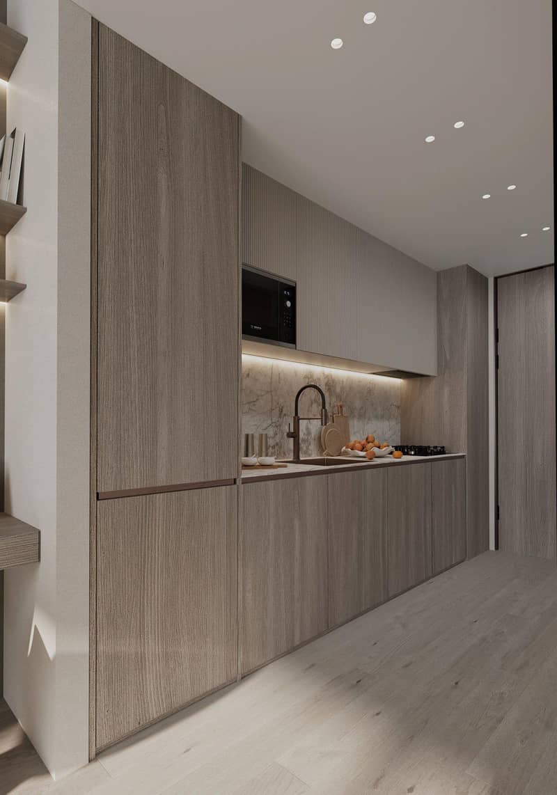 Новый комплекс меблированных апартаментов Cove Grand с бассейнами, зонами отдыха и мини-гольфом, Dubai Land Residence Complex, ОАЭ — фото 27