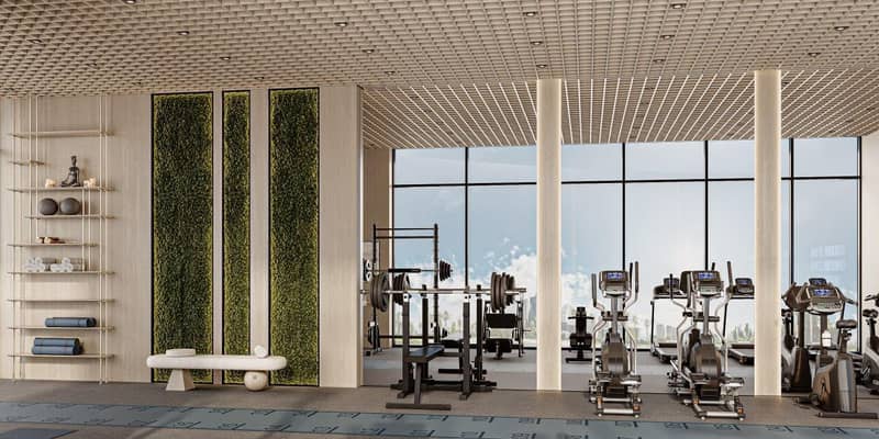 Новый комплекс меблированных апартаментов Cove Grand с бассейнами, зонами отдыха и мини-гольфом, Dubai Land Residence Complex, ОАЭ — фото 17