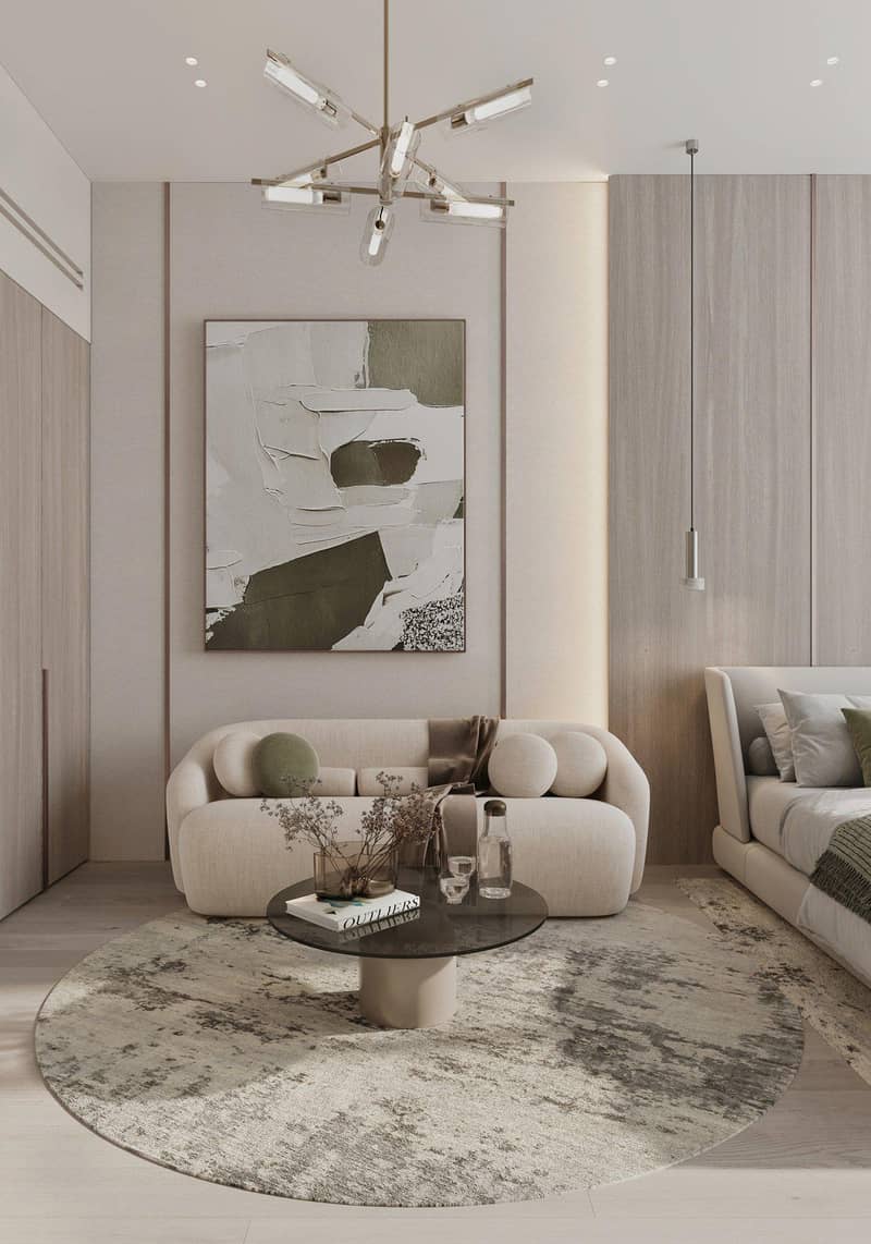 Новый комплекс меблированных апартаментов Cove Grand с бассейнами, зонами отдыха и мини-гольфом, Dubai Land Residence Complex, ОАЭ — фото 23