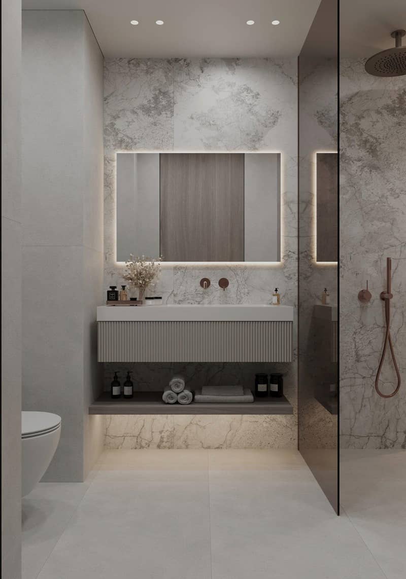 Новый комплекс меблированных апартаментов Cove Grand с бассейнами, зонами отдыха и мини-гольфом, Dubai Land Residence Complex, ОАЭ — фото 29