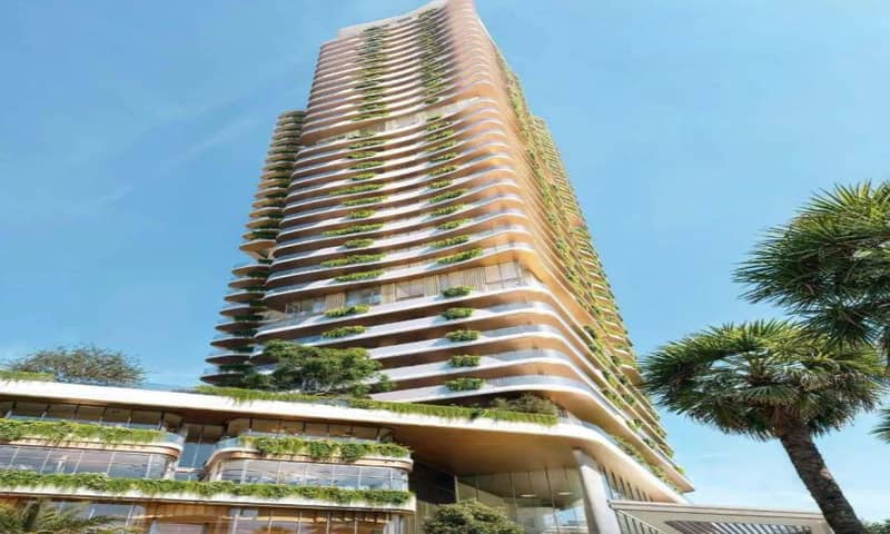 Duplex apartments in the new Mural Residence with a swimming pool, a spa complex and a private beach, Dubai Maritime City, Dubai, UAE — photo 2