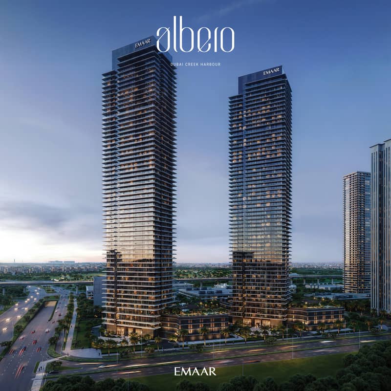 High-rise residential complex Albero with first-class infrastructure in the Dubai Creek Harbor area, UAE — photo 2