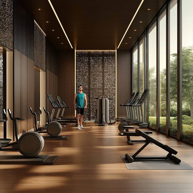 Двухуровневые апартаменты в новом высотном жилом комплексе Ananda Residences с бассейном и спортивными площадками, Motor City, Дубай, ОАЭ — фото 5