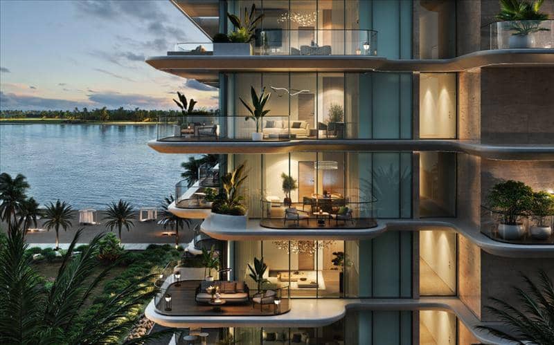 Новый жилой комплекс Rena Townhouse с бассейном на крыше и прямым выходом на пляж, Dubai Islands, Дубай, ОАЭ — фото 12