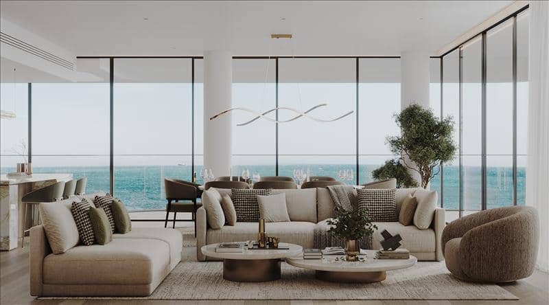 Новый жилой комплекс Rena Townhouse с бассейном на крыше и прямым выходом на пляж, Dubai Islands, Дубай, ОАЭ — фото 2