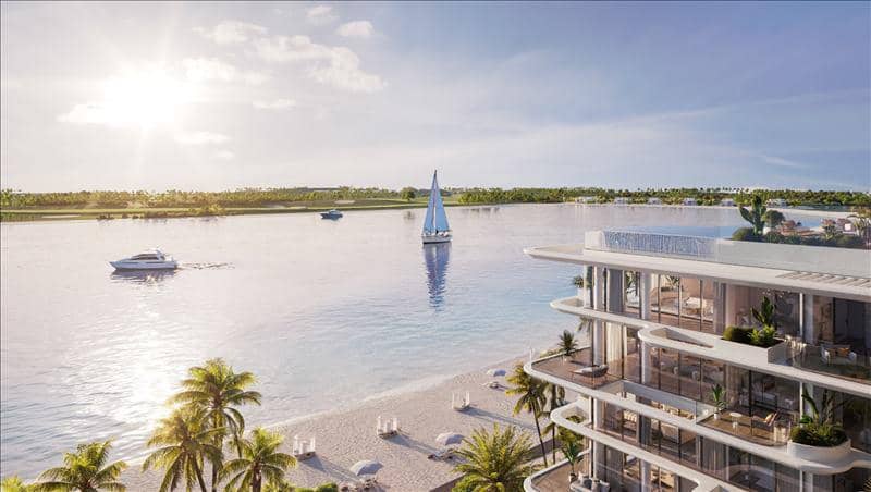 Новый жилой комплекс Rena Townhouse с бассейном на крыше и прямым выходом на пляж, Dubai Islands, Дубай, ОАЭ — фото 13