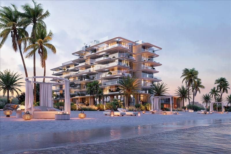 Новый жилой комплекс Rena Townhouse с бассейном на крыше и прямым выходом на пляж, Dubai Islands, Дубай, ОАЭ — фото 16