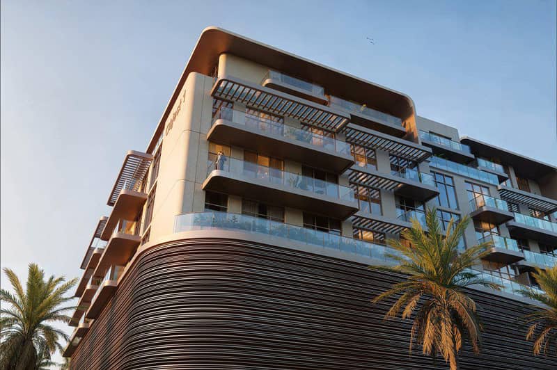 New S1LVA PARK Residence with swimming pools close to a school, in the green area of JVT, Dubai, UAE — photo 10