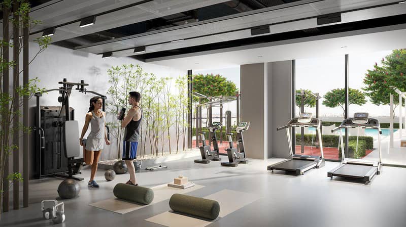 New S1LVA PARK Residence with swimming pools close to a school, in the green area of JVT, Dubai, UAE — photo 3