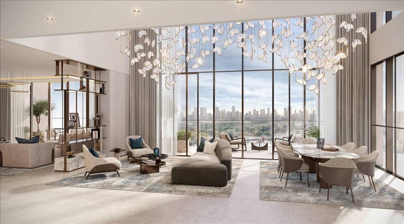 Penthouse in the new high-rise Atelis project with pools, gardens and a direct access to the promenade, Dubai Design District, Dubai, UAE — photo 3